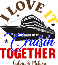 Load image into Gallery viewer, Cruise Door Magnet-I Love It Cruisin Together