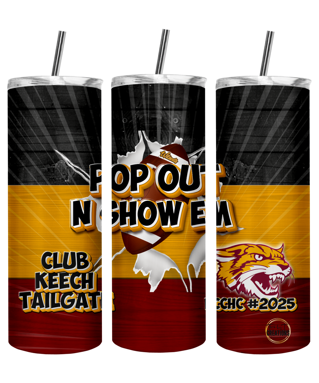 2025 Club Keech Tailgate/BCU Homecoming Tumbler & T-Shirt Combo