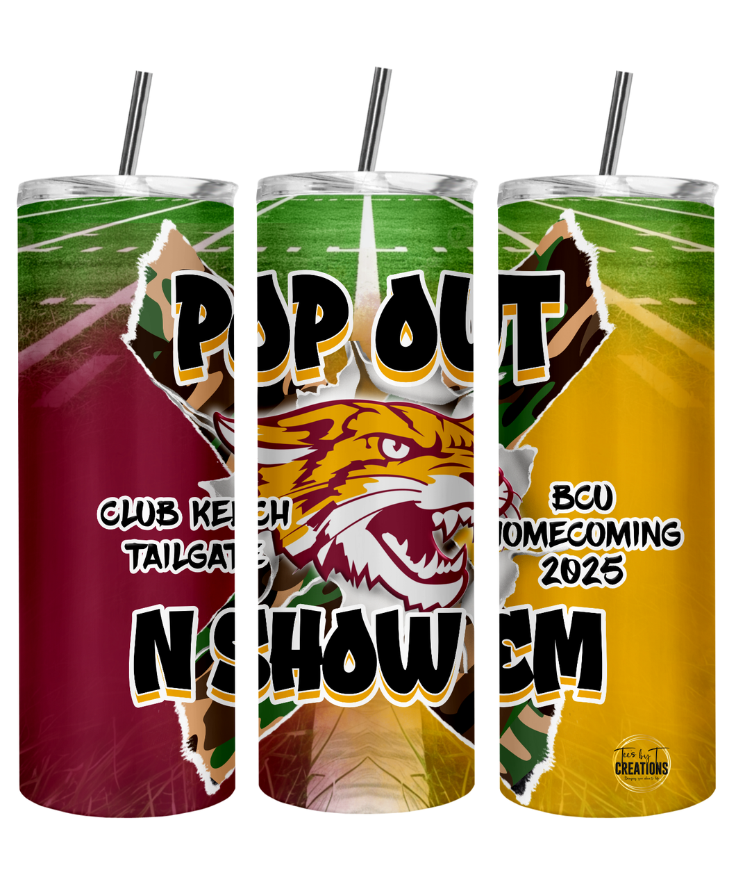 Pop Out N Show Em Wildcats Tumbler