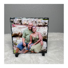 Load image into Gallery viewer, Personalized Rock Slate Plaque
