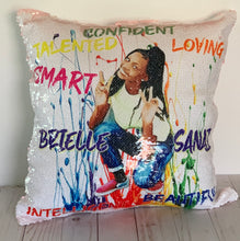 Load image into Gallery viewer, Custom Sequin Pillow
