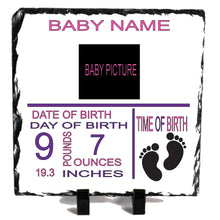 Load image into Gallery viewer, Personalized Rock Slate Plaque
